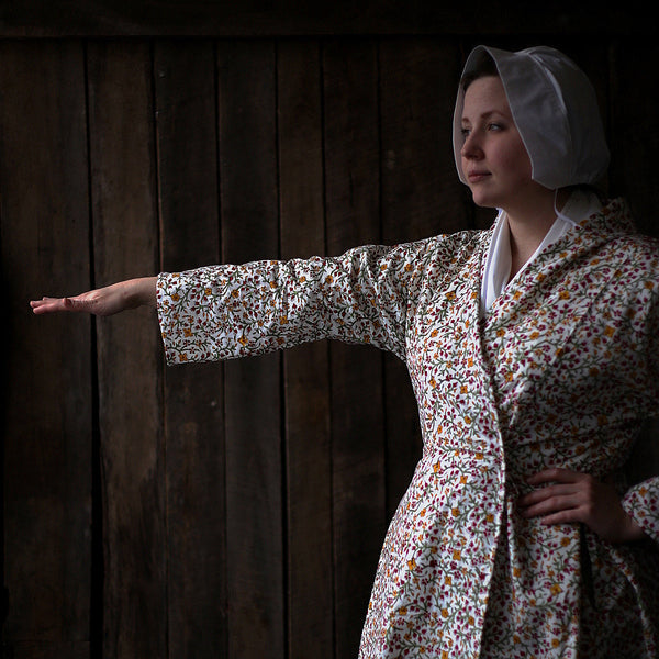 Ladies' Bed Gown in Printed Cotton - Main Image