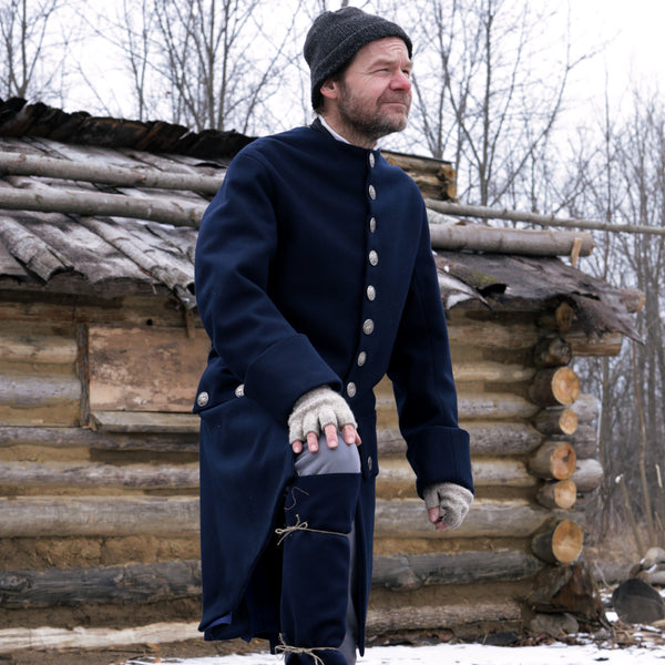 Men's 18th Century Wool Civilian Coat Men's 18th Century Wool Civilian Coat