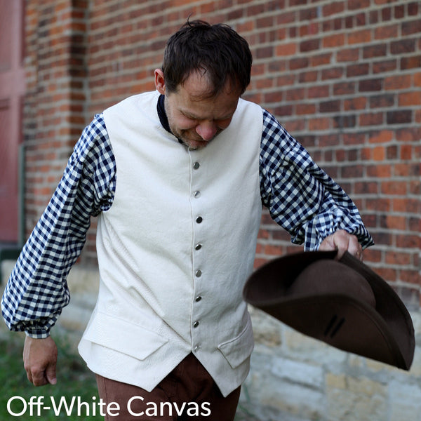 Canvas waistcoat top
