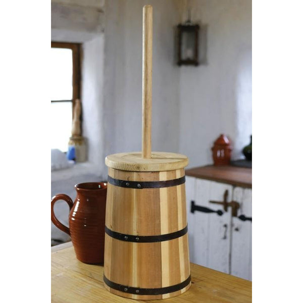 Medium Fully Functional Stave Butter Churner Hand Made Medieval