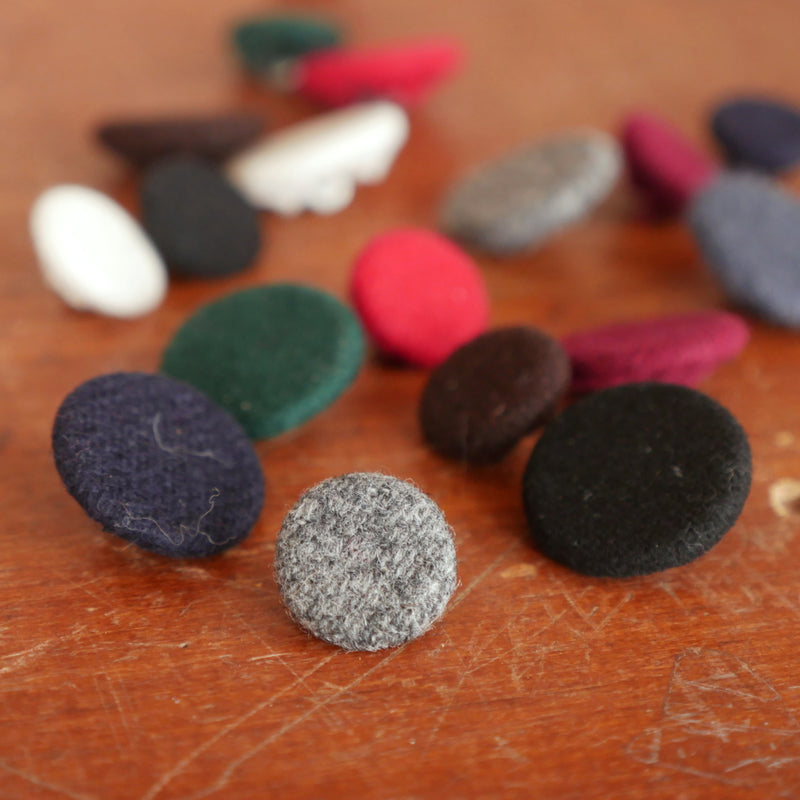 Wool Covered Buttons 5/8