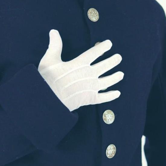 White Cotton Dress Gloves – Townsends