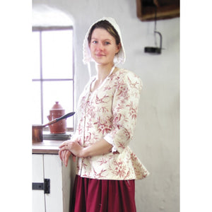 Ladies' Sleeved Bodice - Printed Cotton