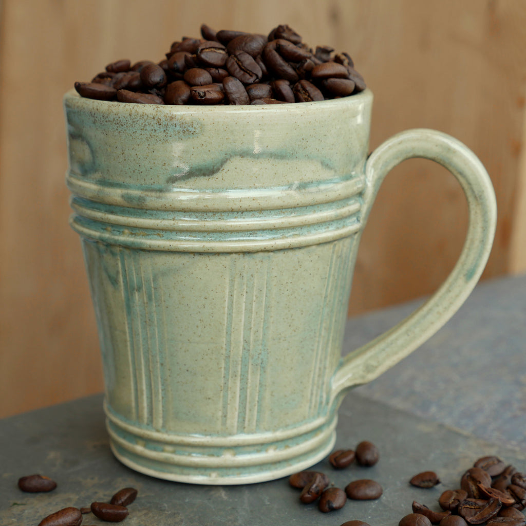 17th Century Mug - Green Glaze