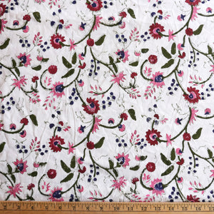 Block Print Fabric by the Yard