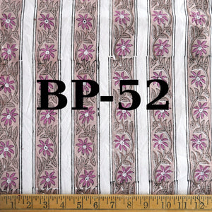 Block Print Fabric by the Yard