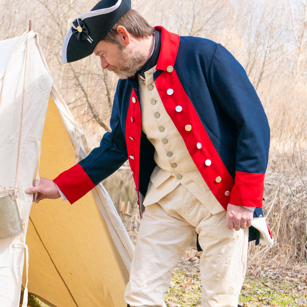 Mens Costume Rev War Coat