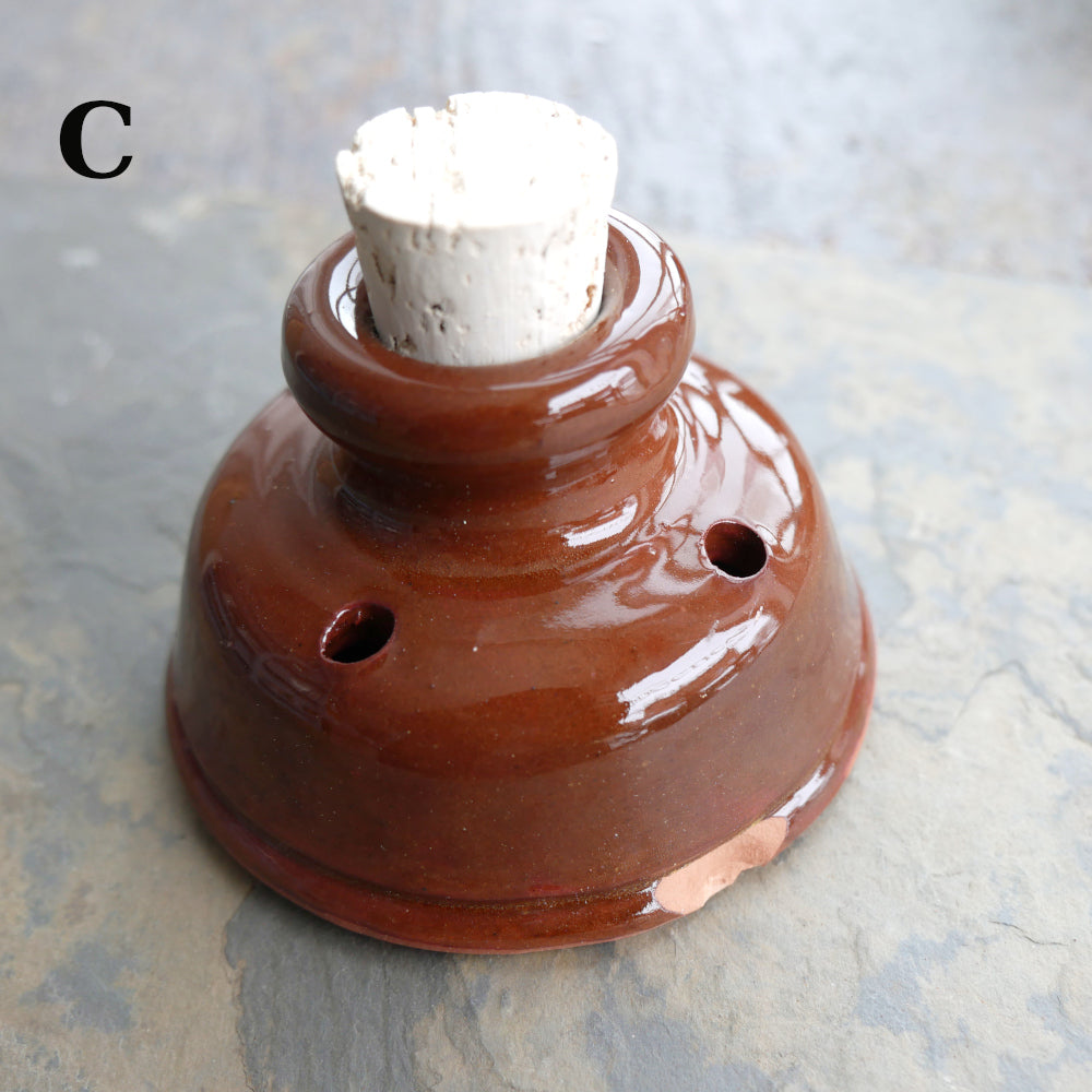 Redware Inkwells - Seconds