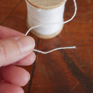 Linen Thread - White