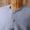 Light Blue Woolen Short Jacket-Special