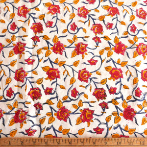 Block Print Fabric by the Yard