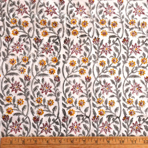 Block Print Fabric by the Yard