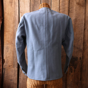 Light Blue Woolen Short Jacket-Special