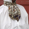 Block Printed Cotton Cravat - Black Border