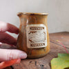 Handmade Nutmeg Tavern Creamer