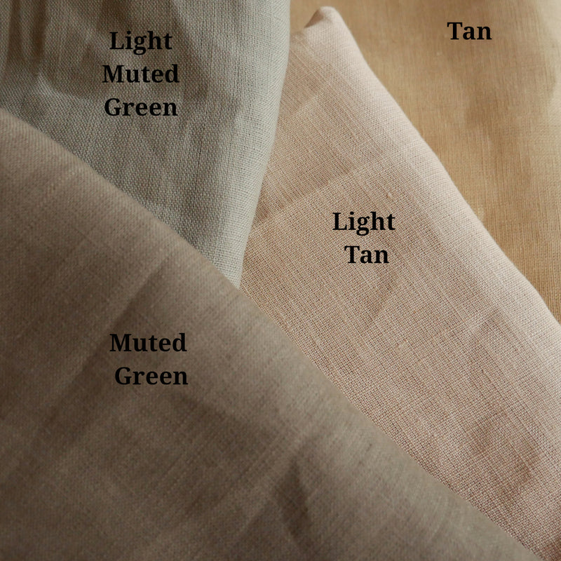 Linen Skirt in Earth Tones
