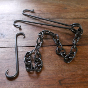 Hook and Chain Grill Hanger