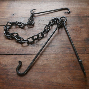 Hook and Chain Grill Hanger