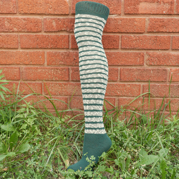 Striped Green Stockings - Special Deal