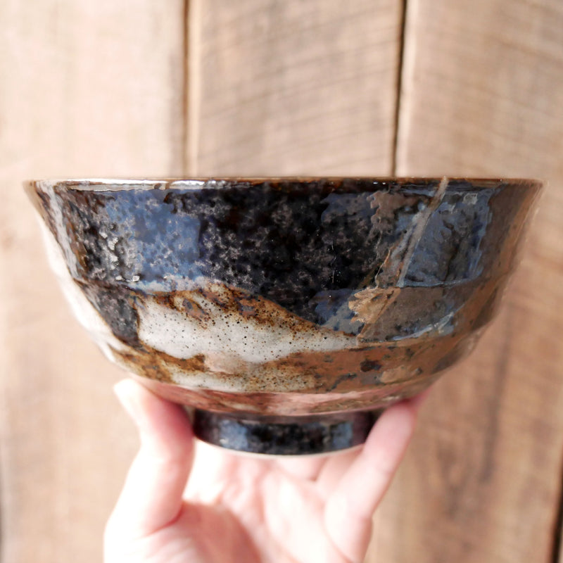 Black Swirl Glaze Bowls
