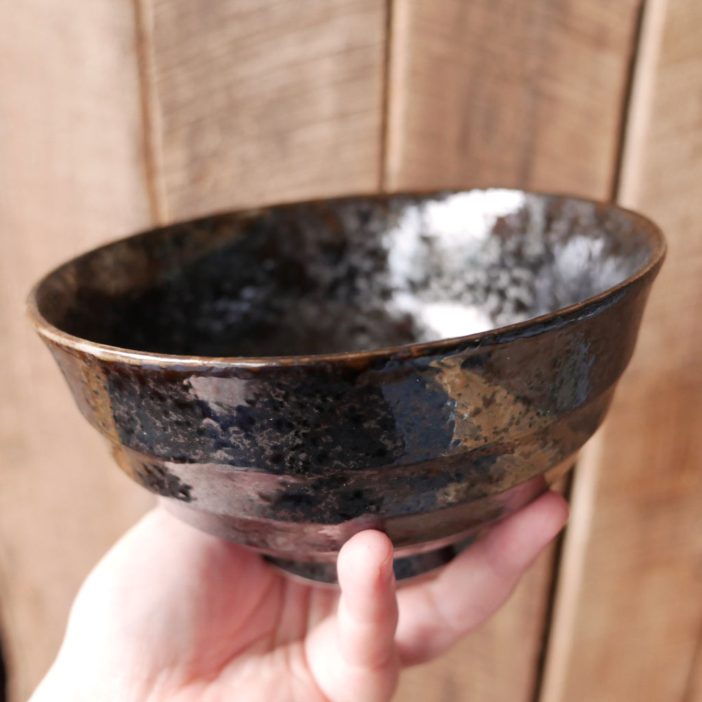 Black Swirl Glaze Bowls