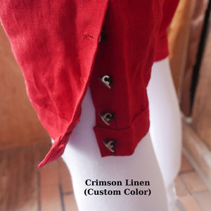 Fall Front Knee Breeches in Linen