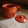 Redware Lidded Cooking Pot