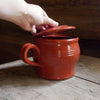 Redware Lidded Cooking Pot