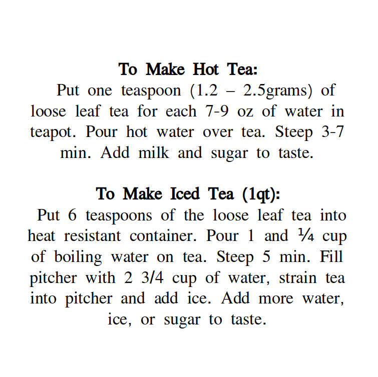 Raspberry Tea - Loose Leaf