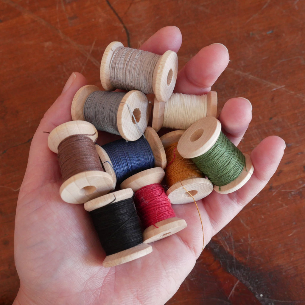 Set of Colored Linen Thread