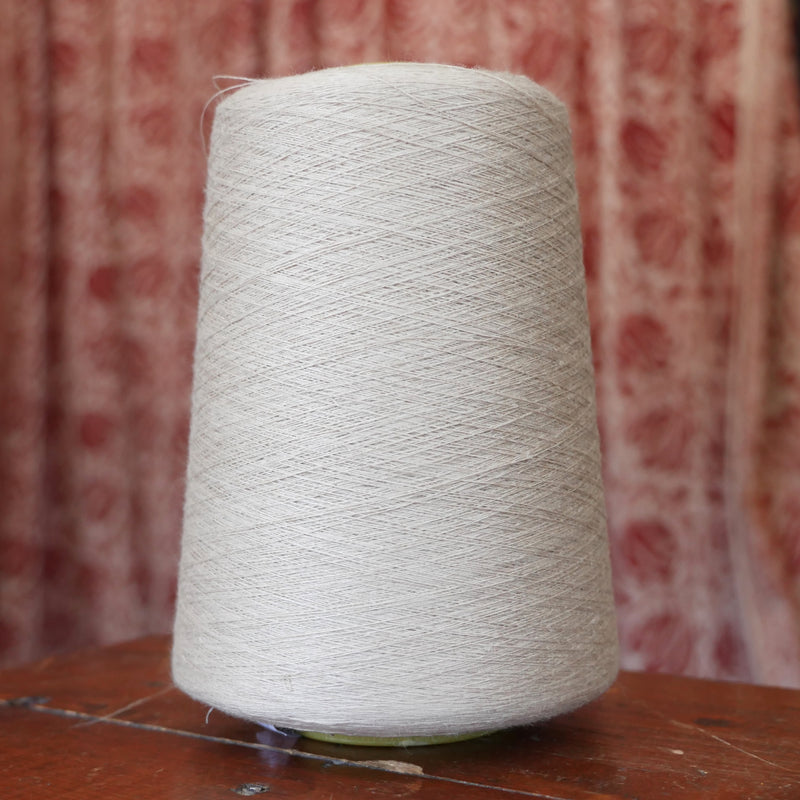 Cone of Natural Linen Yarn