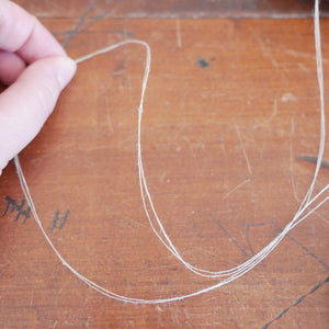 Cone of Natural Linen Yarn
