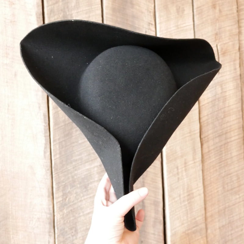 Crushed Black Civilian Tricorn - 22