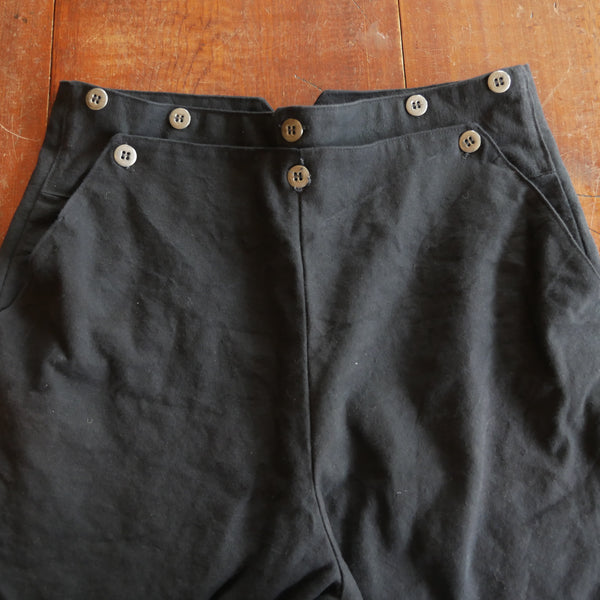 1820's Black Trousers in Small - Second