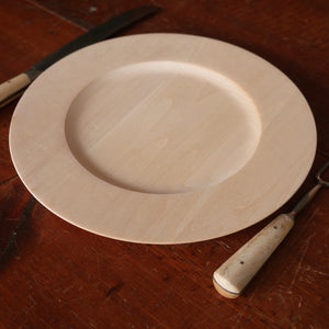 10" Wooden Plate