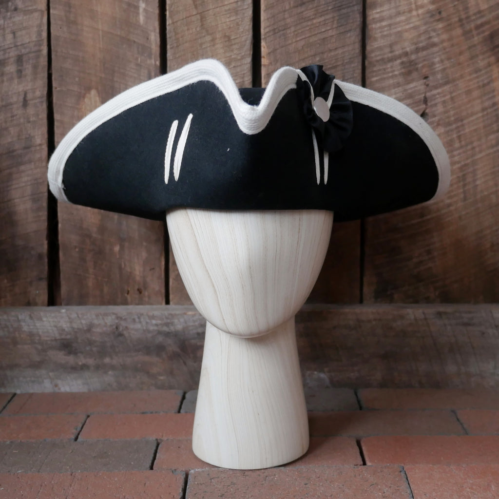 Fur Felt Military Tricorn