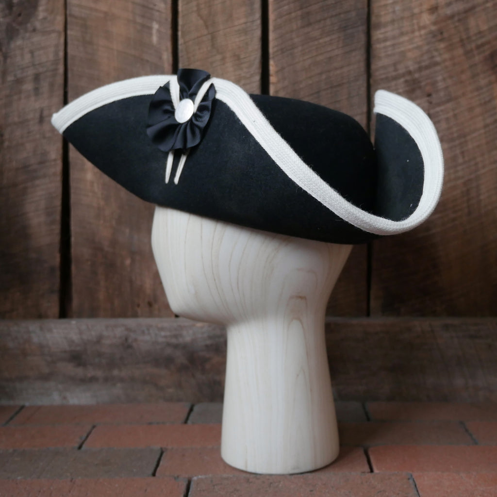 Fur Felt Military Tricorn