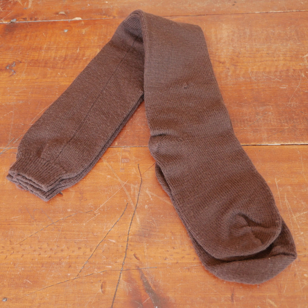 Dark Brown Wool Stockings-Second