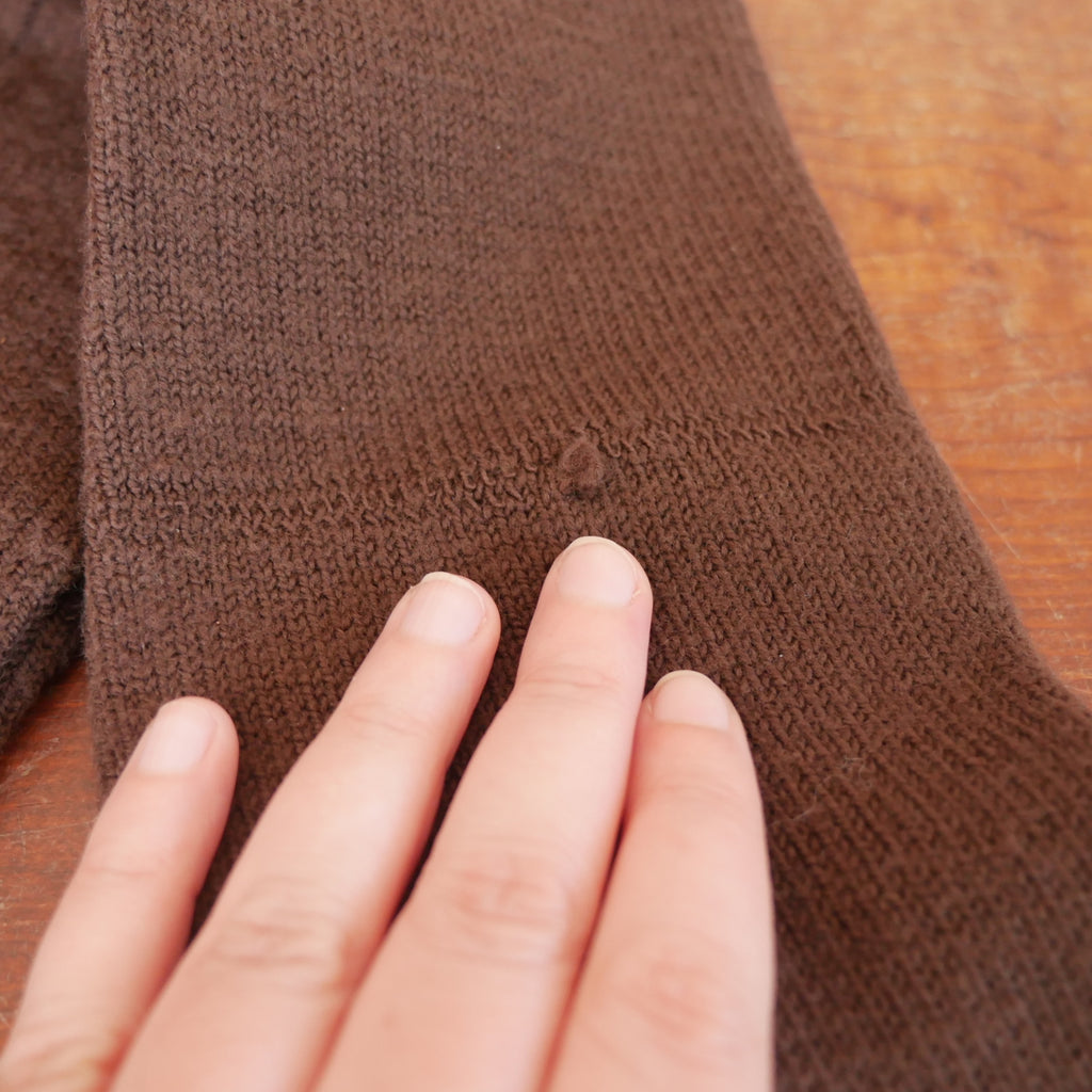 Dark Brown Wool Stockings-Second