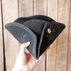 Crushed Standard Wool Felt Tricorn - 24"