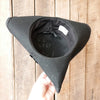 Crushed Standard Wool Felt Tricorn - 24"