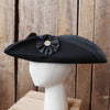 Crushed Standard Wool Felt Tricorn - 24"