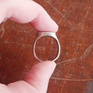 Memento Mori Signet Ring - Size 7