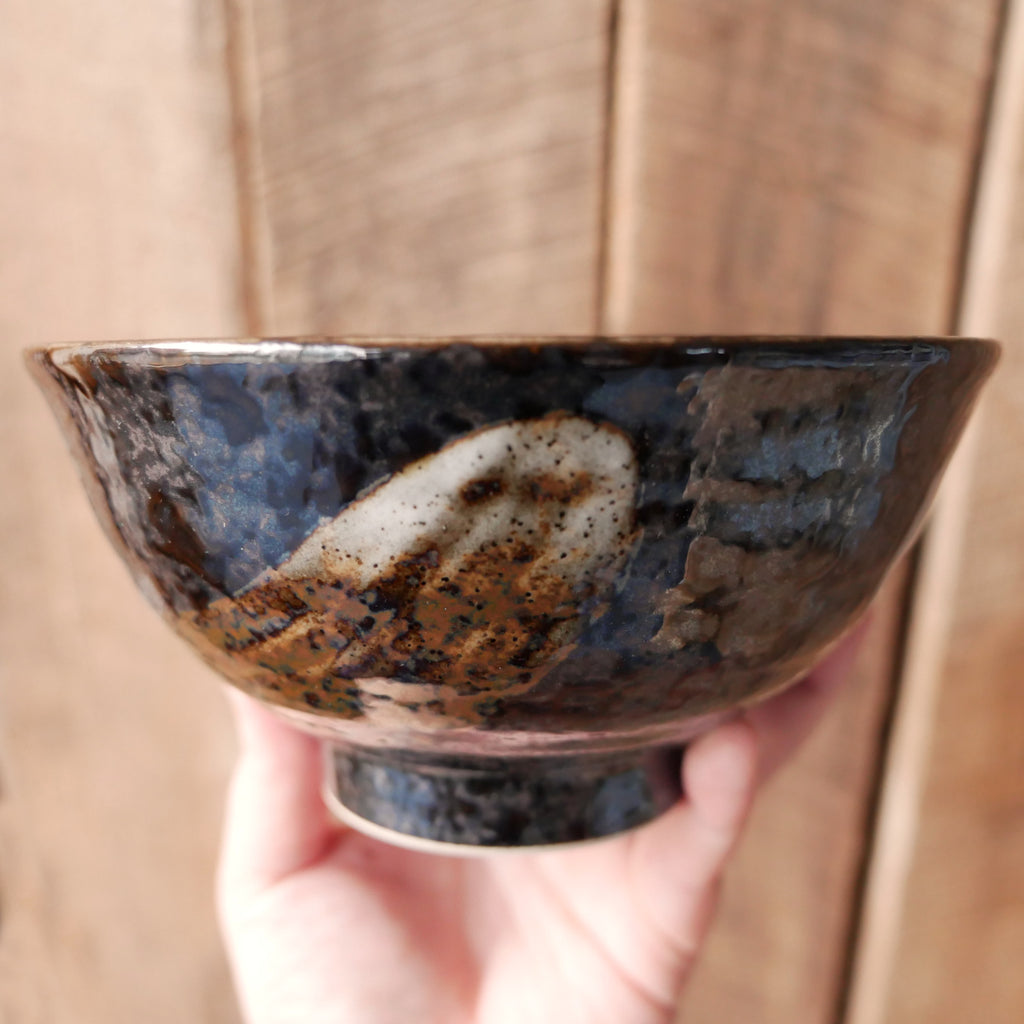 Black Swirl Glaze Bowls