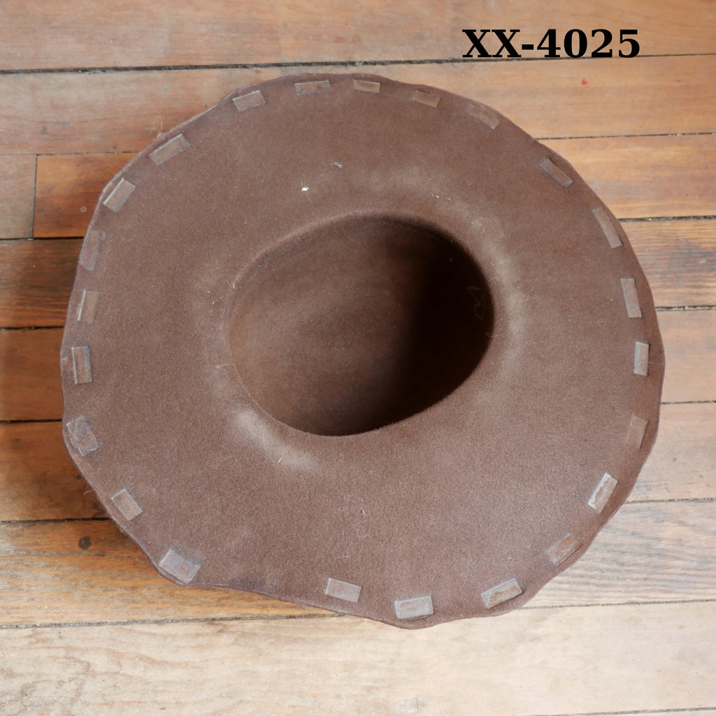 Fur Felt Blanks - Unfinished - Brown - Seconds