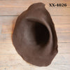 Fur Felt Blanks - Unfinished - Brown - Seconds