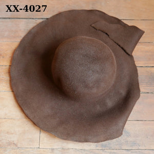 Fur Felt Blanks - Unfinished - Brown - Seconds