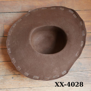 Fur Felt Blanks - Unfinished - Brown - Seconds