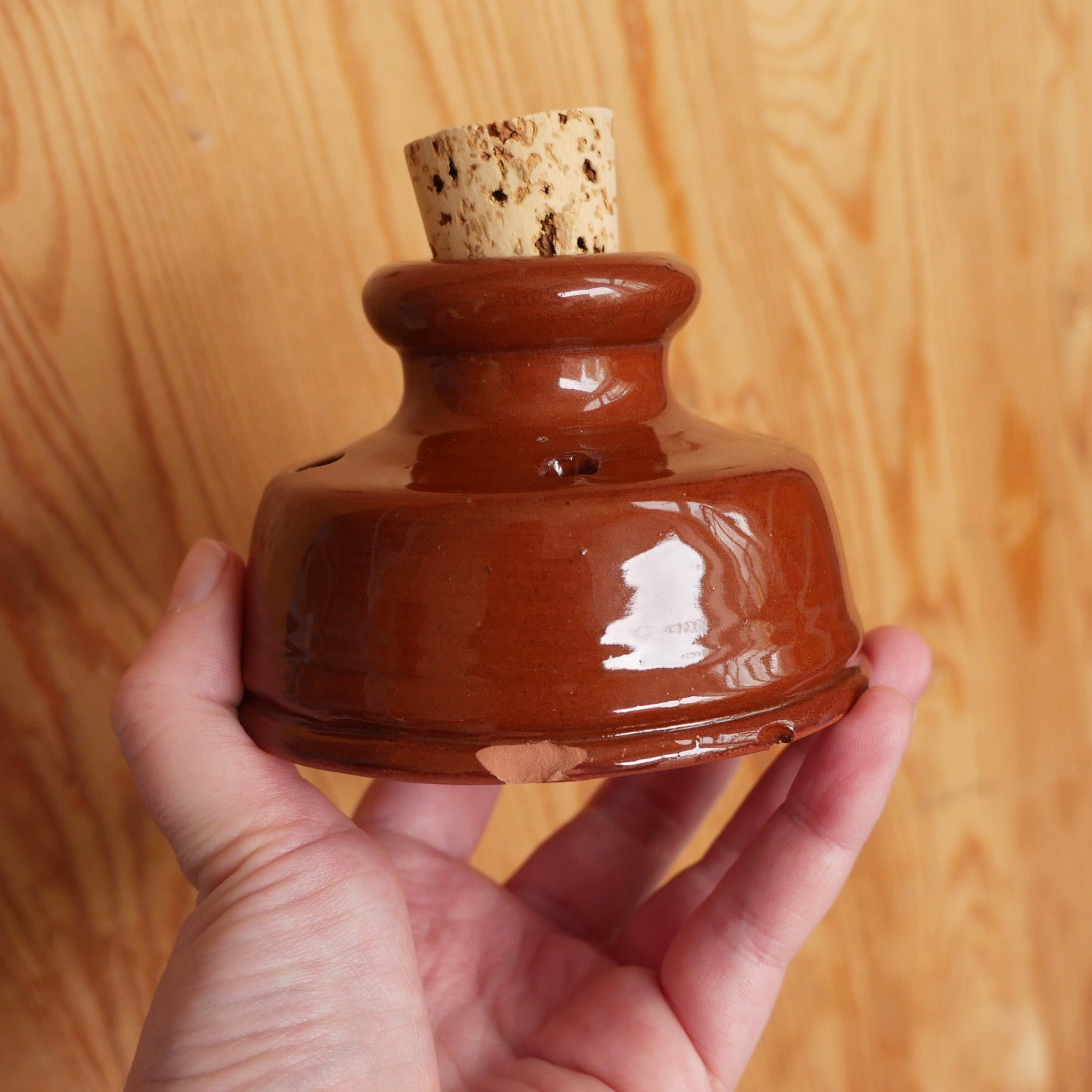 Redware Inkwell – Townsends