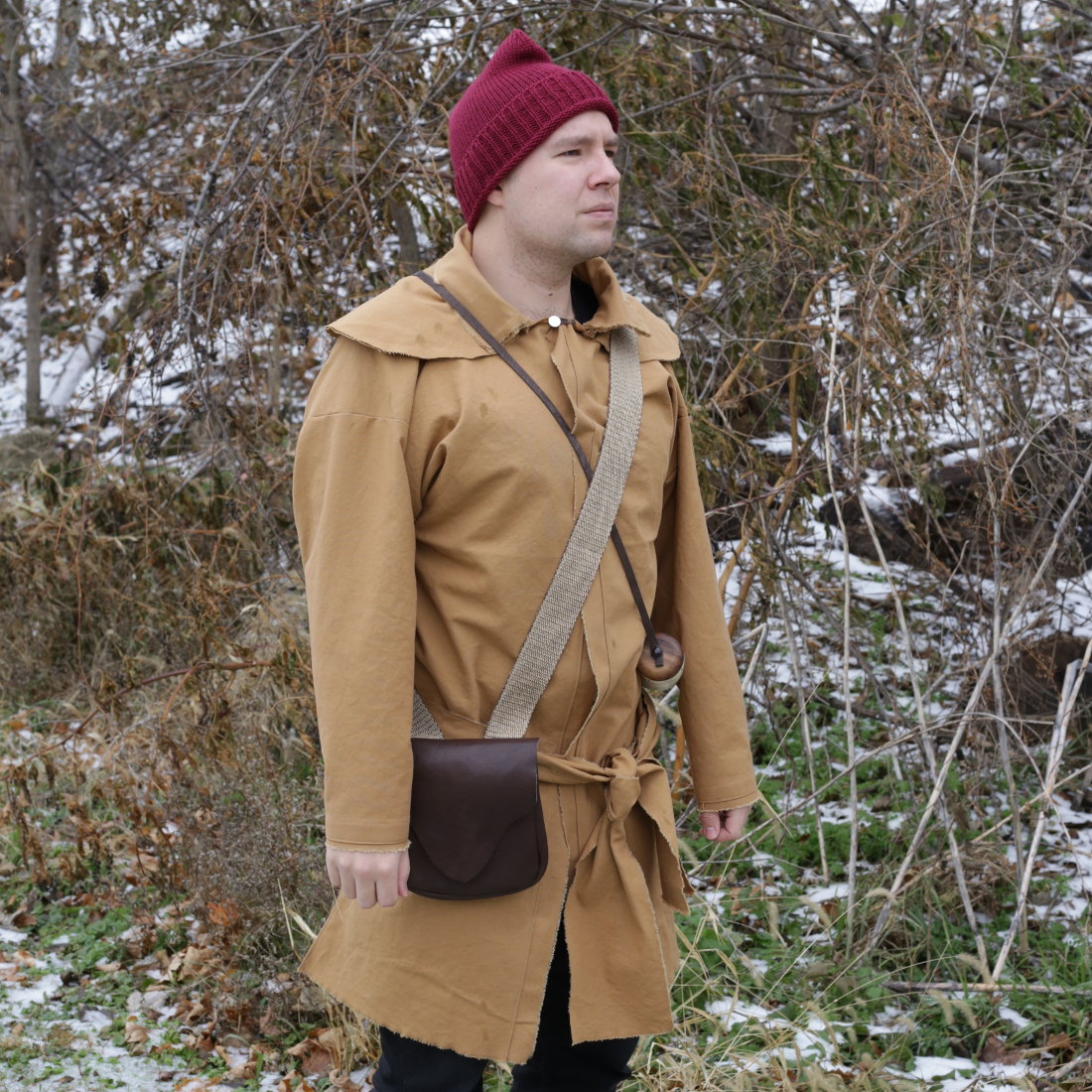 Canvas frock coat store